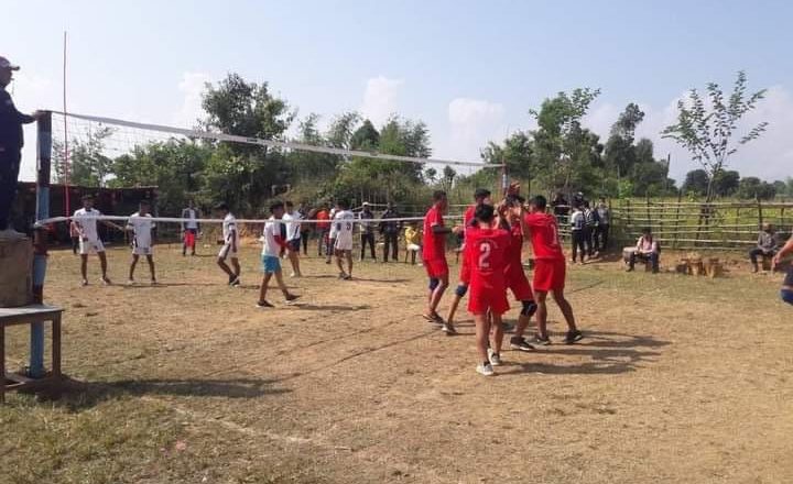 लिच्कीराम्चेमा सम्पन्न भलिबल प्रतियोगिताको उपाधी वाईसीएल नेपाल टेम्मालाई