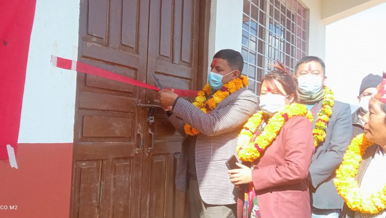 खार्मीको वडा कार्यालय भवन उद्घाटन