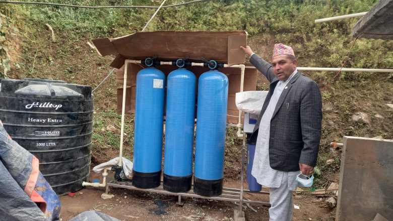 रावाबेसी : पालिका कार्यलय देखि विद्यालय सम्म स्वच्छ पिउने पानी