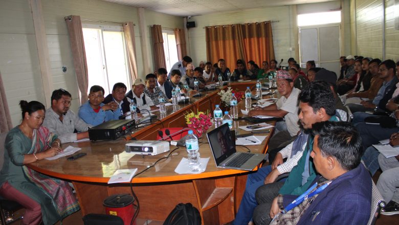 हलेसी तुवाचुङ : जनप्रतिनिधिलाई नीति तथा कार्यक्रम सम्बन्धि विज्ञद्वारा अभिमुखिकरण