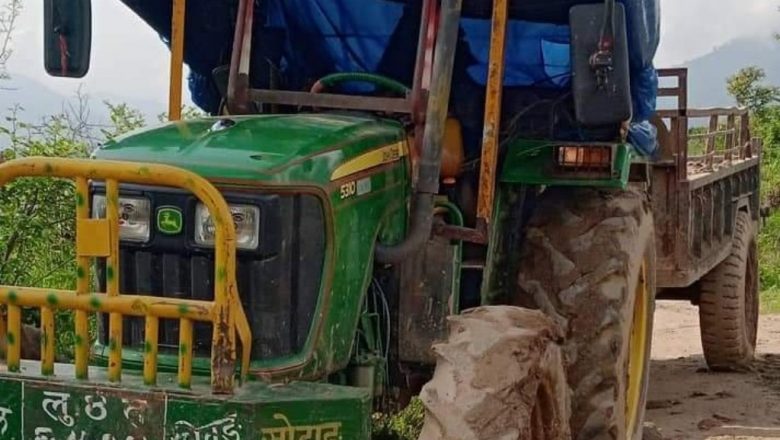 खोटाङ : अवैधरुपमा बालुवा उत्खनन् गर्ने ट्याक्टर प्रहरीको नियन्त्रणमा