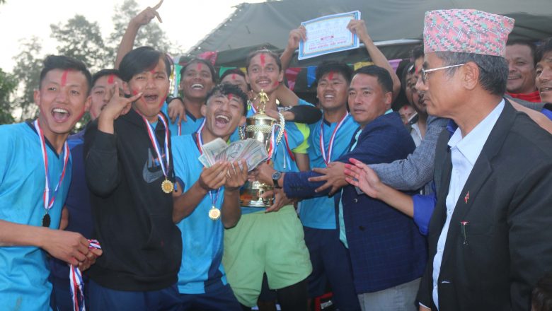 समता फुटबल प्रतियोगिताको उपाधि बाम्राङ फुटबल क्लबलाई