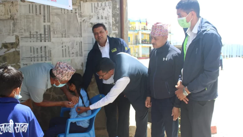 खोटाङका ९७ प्रतिशत बालबालिकाले लगाए कोरोना विरुद्धको खोप