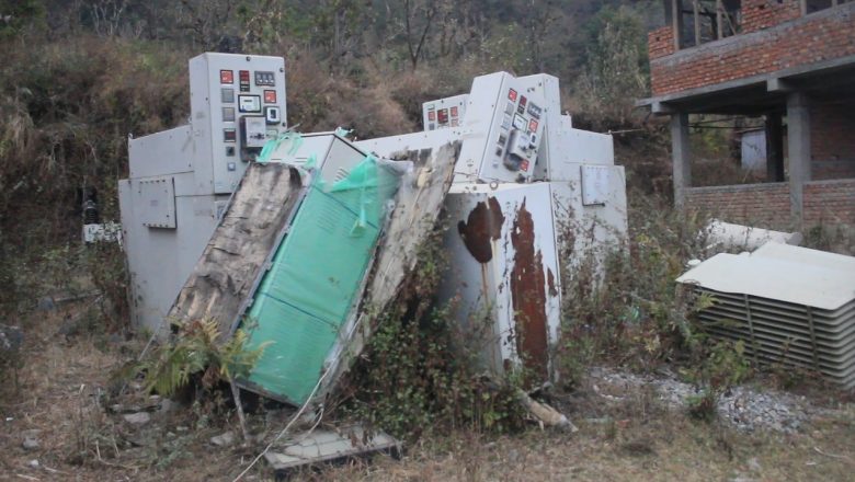 बाक्सीलामा निर्माणधिन ११ करोडको सव–स्टेशन अलपत्र