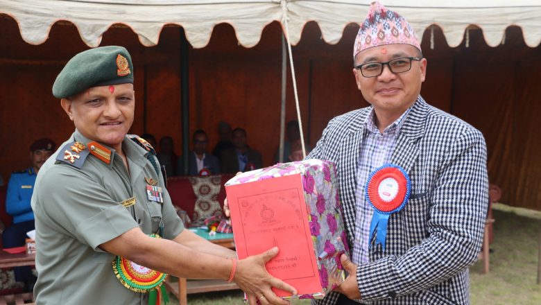 शुभद्रा मदन फाउण्डेशनलाई एपिएफ हलेसी गुल्मको सम्मान