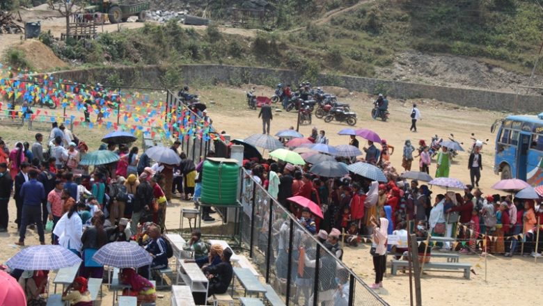 बाक्सिलामा आयोजित निःशूल्क स्वास्थ्य शिविरको पहिलो दिन ८ सय बढीले लिए सेवा