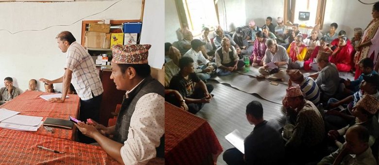 डुम्रेधारापानीमा पुराना योजनाको सार्वजनिक सुनुवाइ, नयाँ बजेटका लागि सुझाव संकलन